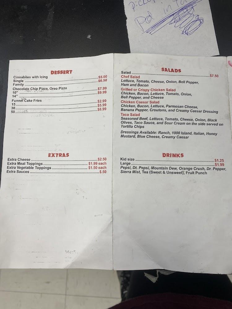 Shakerz Pizza - Walnut Menu image 2